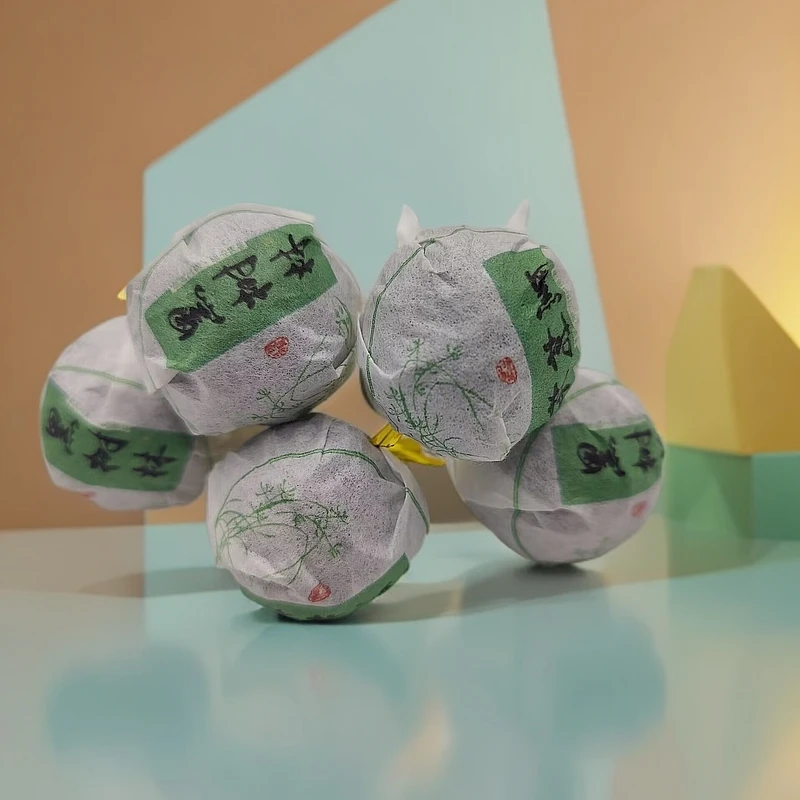 2024春【黑树林龙珠】200克  普洱茶 紧压茶