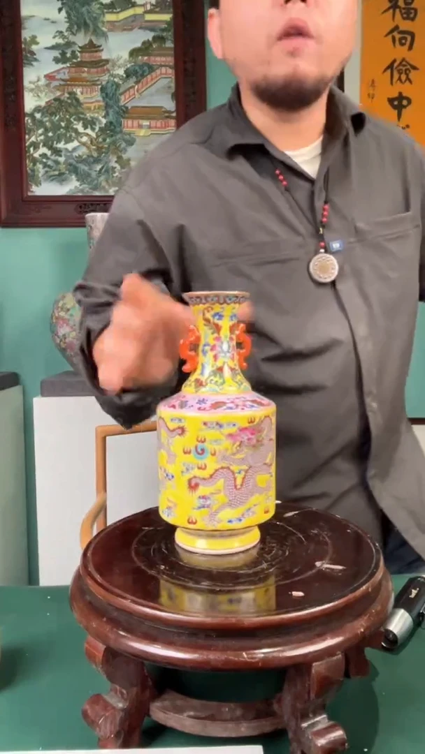 【闪购商品】摆件689手工手绘精品陶瓷