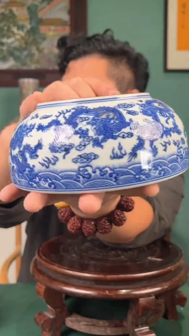 【闪购商品】摆件666手工手绘精品陶瓷