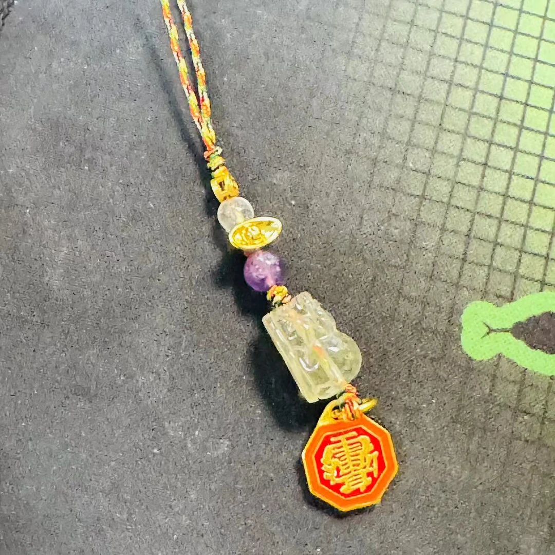 利比亚星星小貔貅手工手机挂配件包挂暴力招财