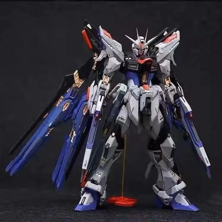 国产魔动手办模型1/100TV版自由强袭高达模型手办玩具HG拼装组装
