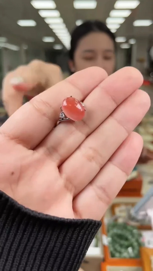 【闪购商品】南红玛瑙戒指/指环未镶嵌南红戒指 多样性发一件