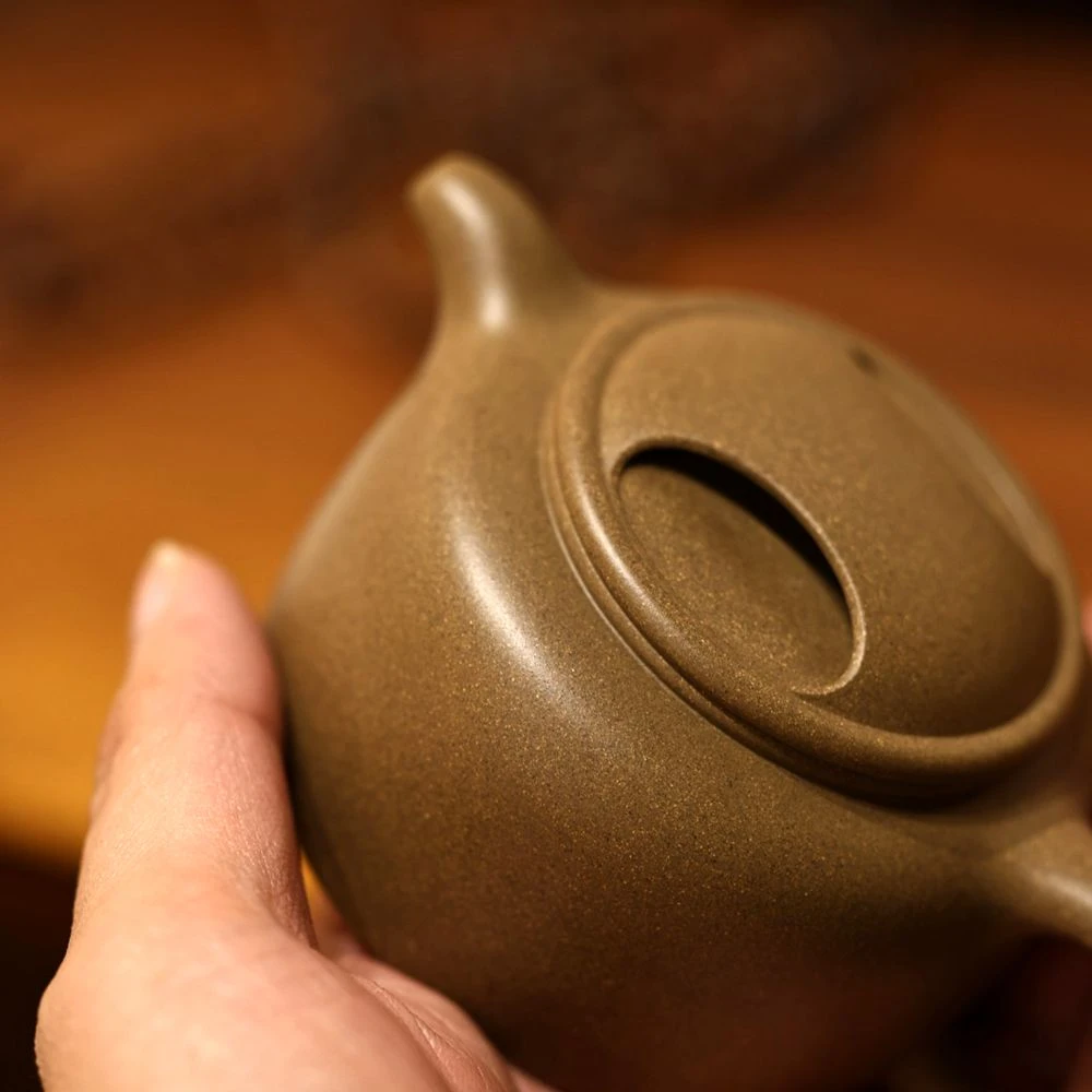 体验款 牛盖莲子壶 180cc 见心茶器款 蟹壳青段 精工之作