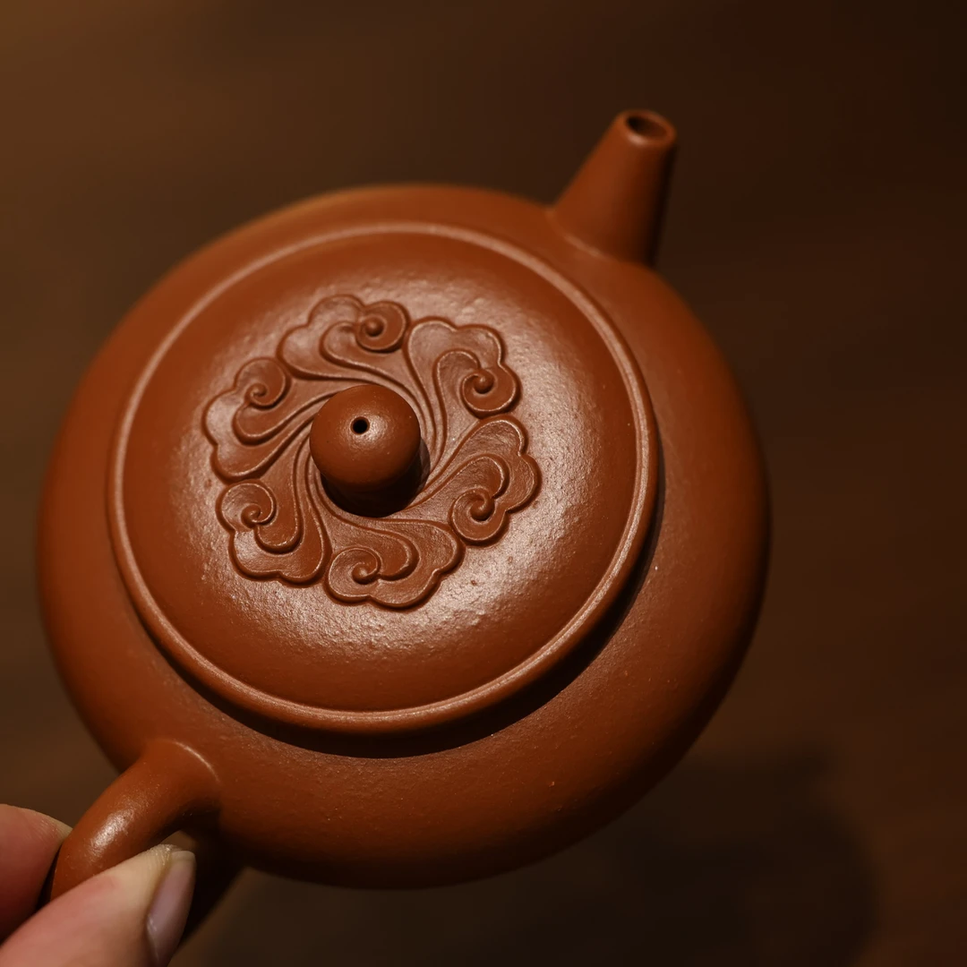 【见心抟砂 祥云】祥云紫砂壶 给您始料不及的运气和突如其来的欢