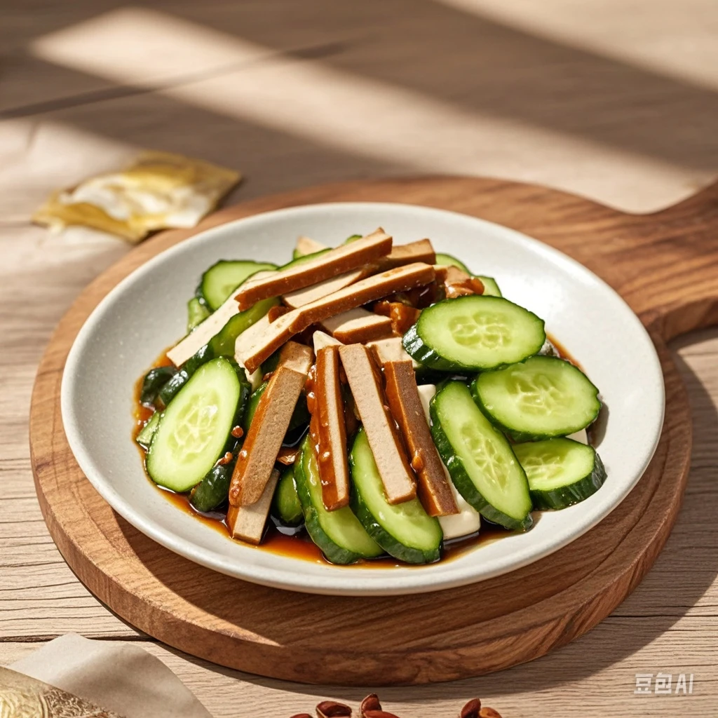 【黄瓜拌豆腐干】凉拌菜