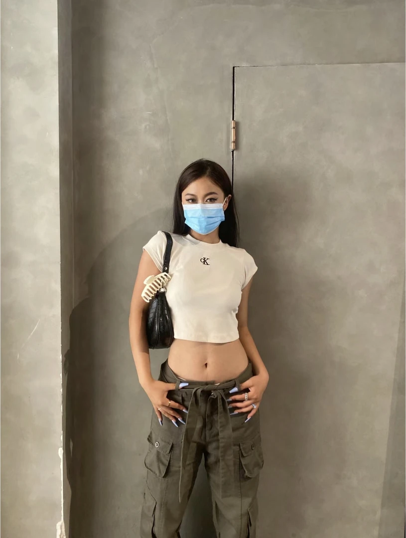 XUAN ·  jennie同款螺纹圆领百搭短袖