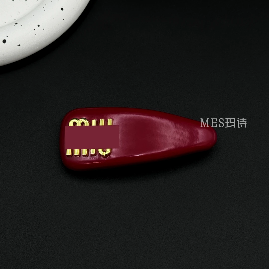 气质网红百搭鸭嘴夹面包夹时尚红色607
