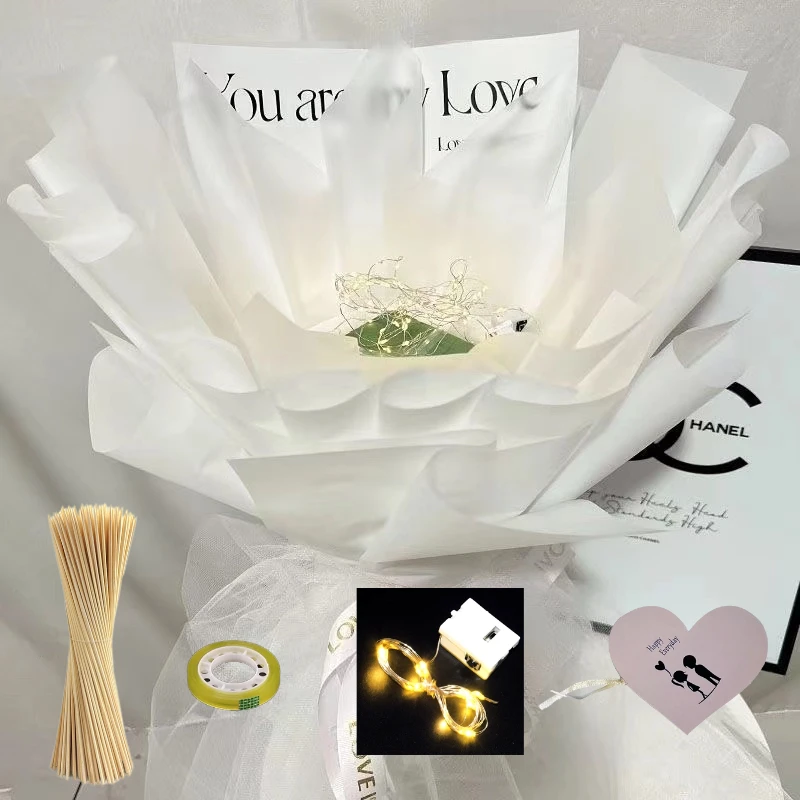 花束半成品鲜花外壳手工diy'花束有钱花制作材料生日节日创意礼物