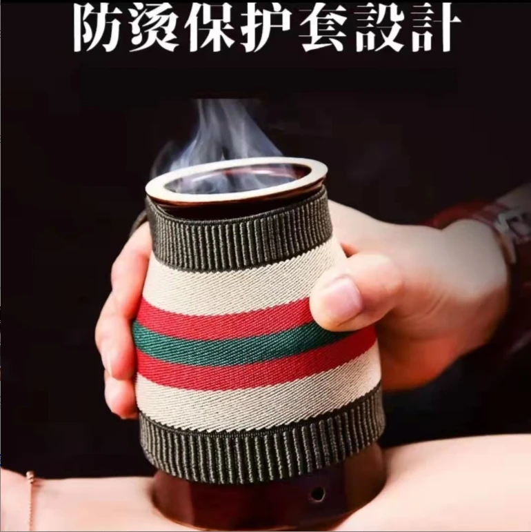 第三代双层设计陶瓷罐蕲春三年陈蕲艾柱54粒艾灸养生馆实体店家用