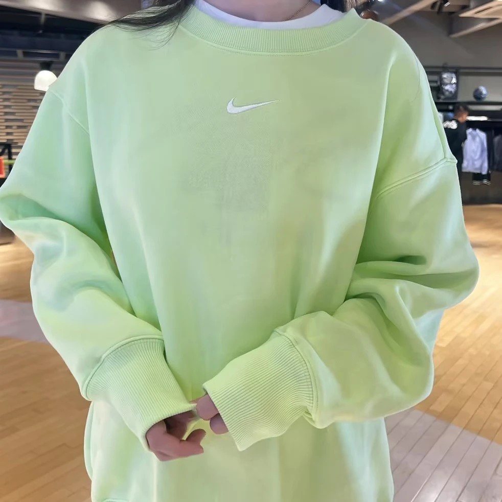 「甄选 」Nike女子圆领时尚多色秋冬针织套头衫DQ5734-133/736/615