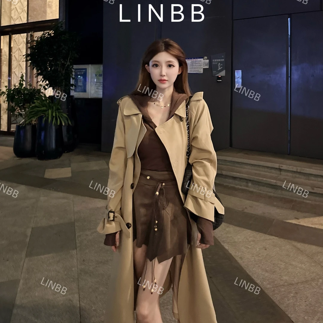 林北鼻-【悉尼风衣】高端线！英伦高品质超显瘦风衣外套
