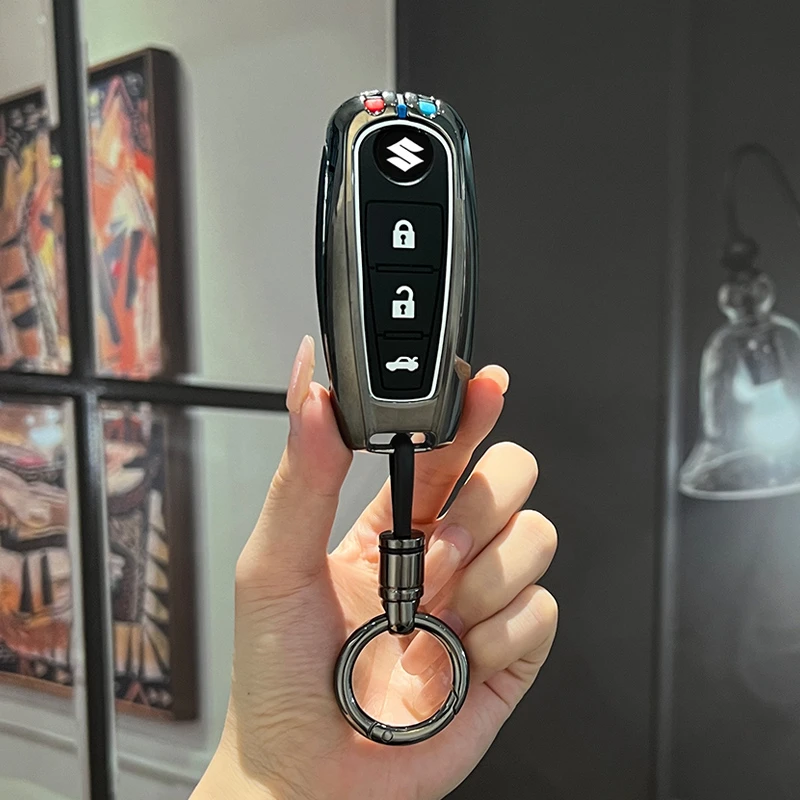 适用于长安铃木汽车钥匙套维特拉骁途壳锋驭扣全包高级感装饰男士