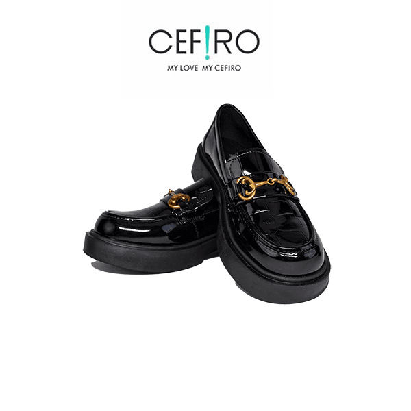 【CEFIRO · 塞飞洛】新款女士乐福鞋 AFG3A00874（黑色）