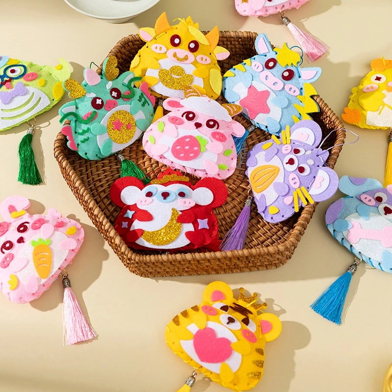 端午节香包香囊手工diy材料包自制作幼儿园活动礼生肖挂件饰玩具