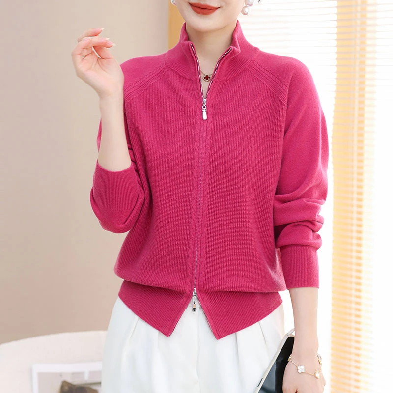 【香嘉怡新品】XJYC7163女士上衣羊毛衫时尚款多色百搭休闲打底衫