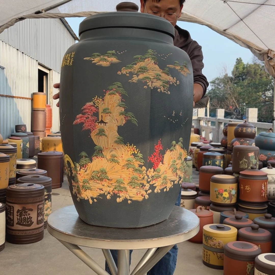 紫砂茶叶罐茶叶罐