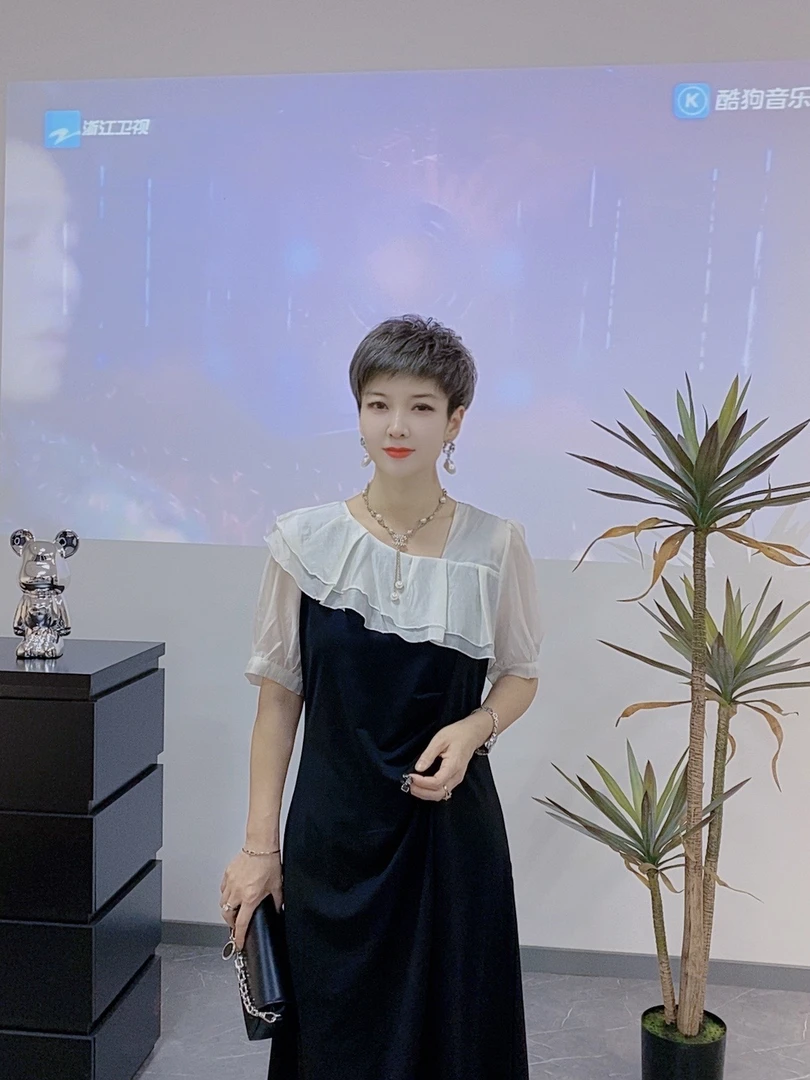 SA-15512夏季时尚大码清凉24年新款中长款减龄显瘦气质女装连衣裙