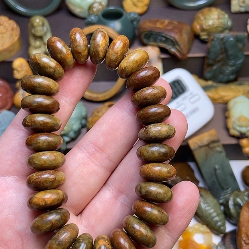 【闪购商品】岫岩河磨玉（透闪石质玉）颈饰未镶嵌w*h