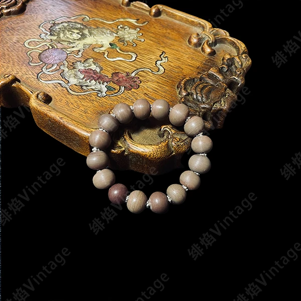 铜合金玻璃手链 007绯焰vintage复古琉璃手链007