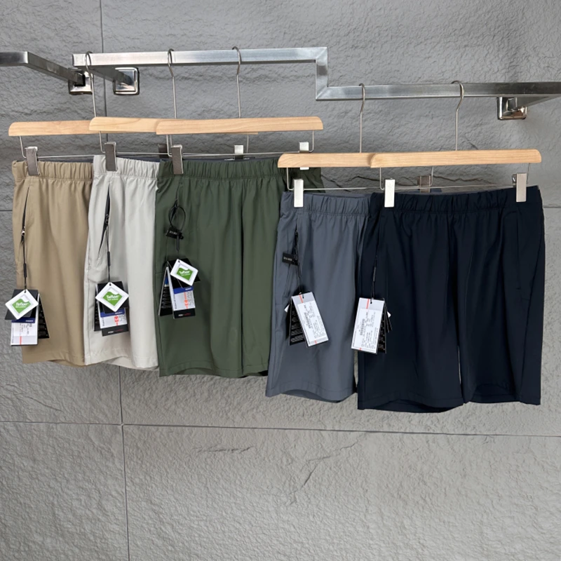 【薄如蝉翼】激光穿孔透气设计 户外运动休闲凉感速干松紧腰短裤