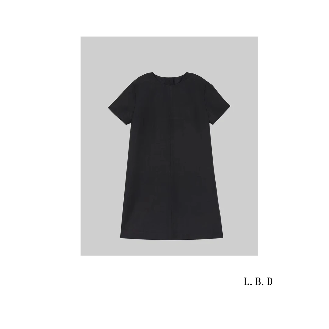 『ZY.卓妍推荐』女士高档丝毛连衣裙气质静奢中长款女装K1101