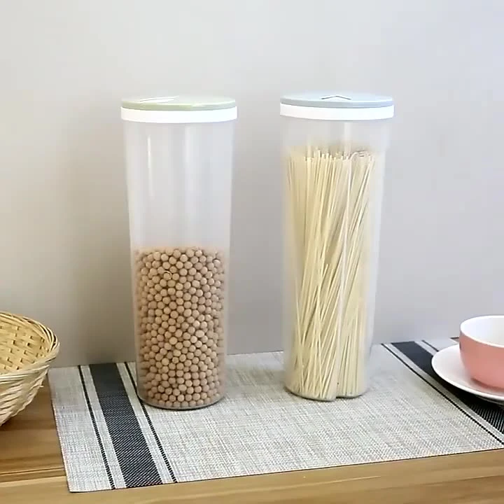 挂面收纳盒面条塑料收纳五谷杂粮储物罐食品收纳罐防潮保鲜盒批发