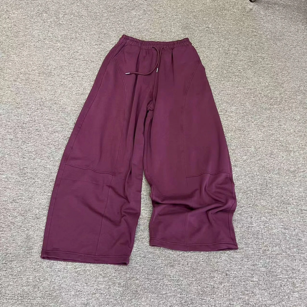 五色抽绳休闲时尚百搭垂感宽松直筒休闲裤阔腿裤