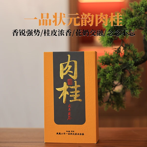 茶圈大魔王茶叶乌龙茶武夷岩茶一品状元韵武夷肉桂（正装/品鉴）