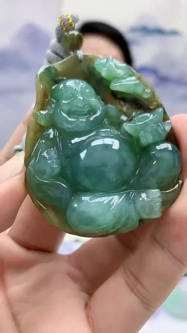 【闪购商品】定制翡翠未镶嵌3123bb-毛货佛192