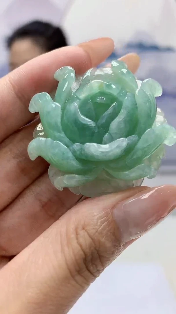 【闪购商品】定制翡翠未镶嵌4902MM-毛货挂件67