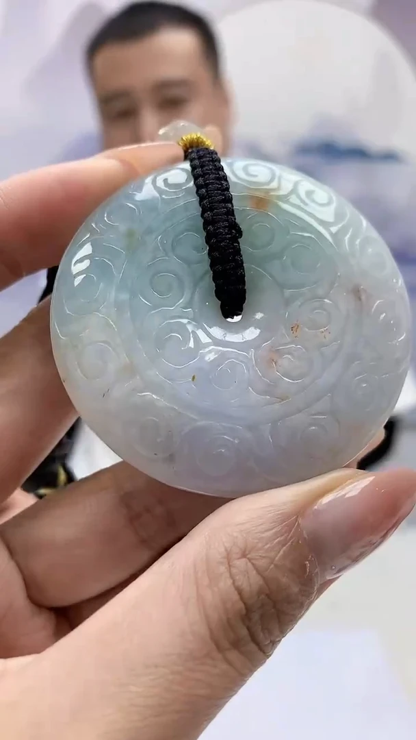 【闪购商品】定制翡翠未镶嵌4898MM-毛货挂件117