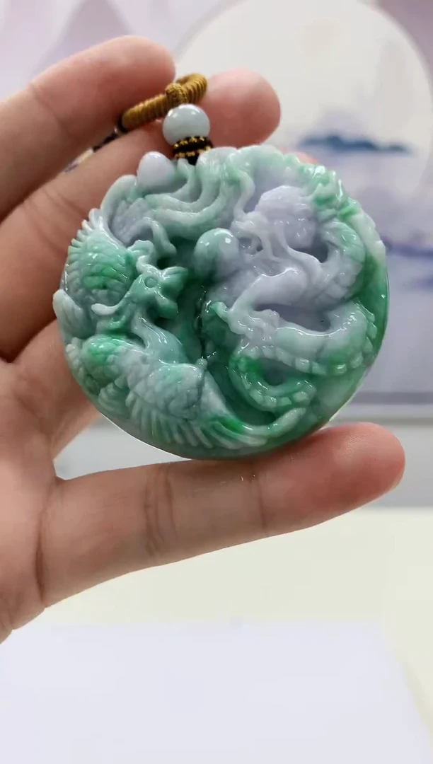 【闪购商品】定制翡翠未镶嵌4898bb-毛货挂件151