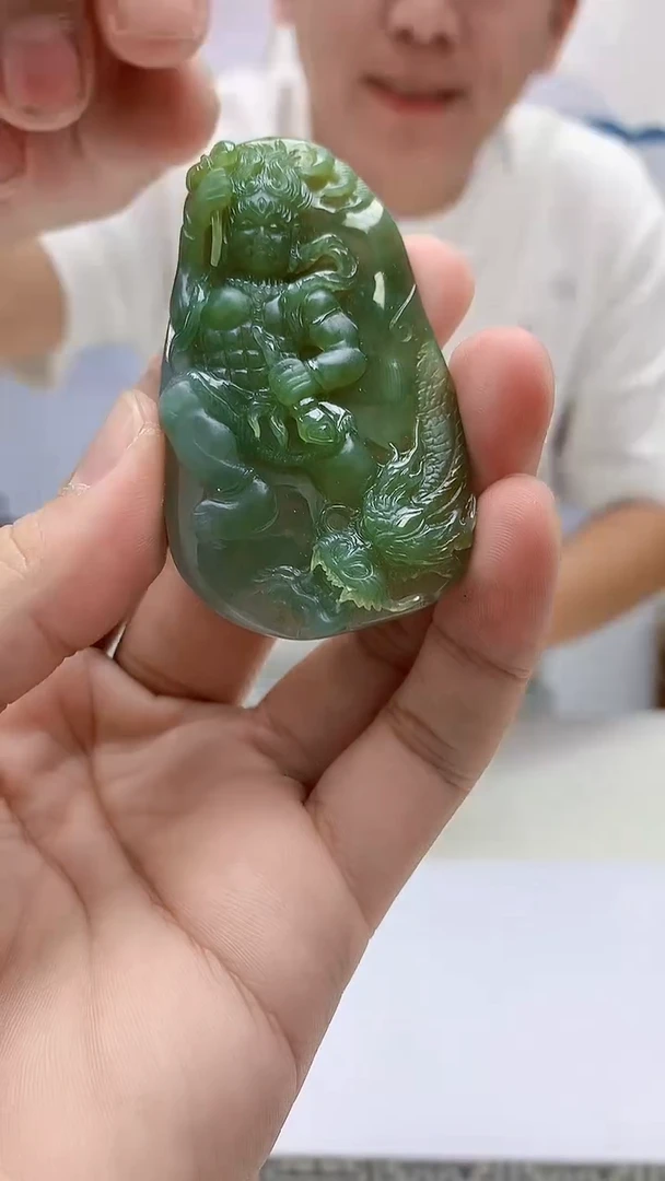 【闪购商品】定制翡翠未镶嵌5148bb-毛货挂件111
