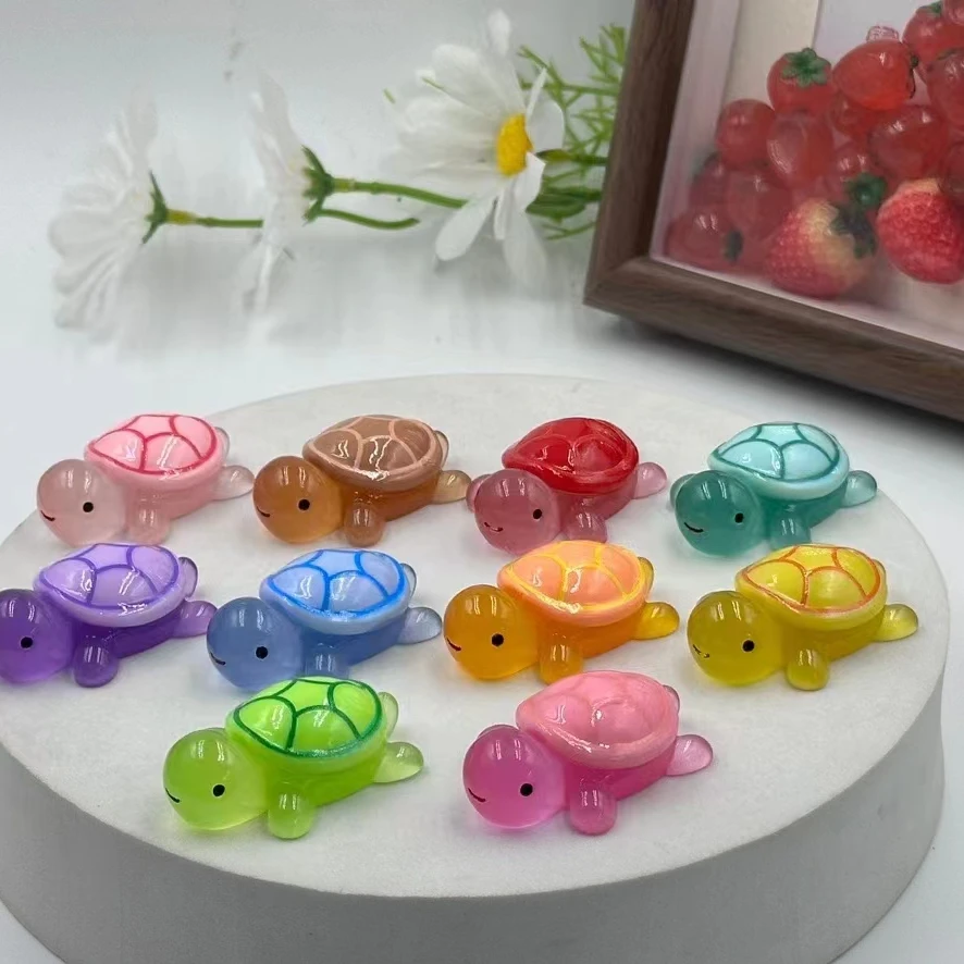 【直播拆4.6cm经典小乌龟】夜光小乌龟摆件直播拆