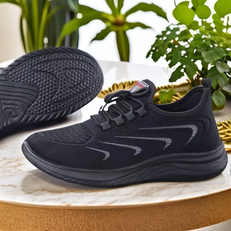 老北京布鞋男士秋季新款工作鞋舒适防滑软底爸爸鞋