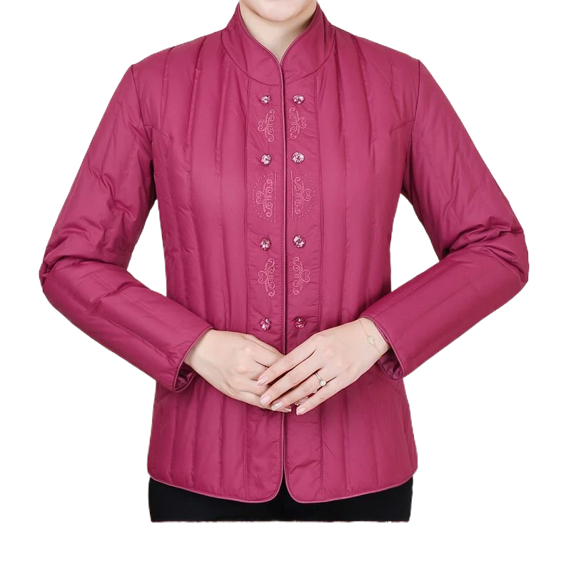 波司澄大码羽绒服内胆妈妈装中老年女士保暖衣奶奶内穿鸭绒袄女装