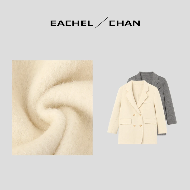 【YELAOBAN】100%双面澳毛大衣外套2400