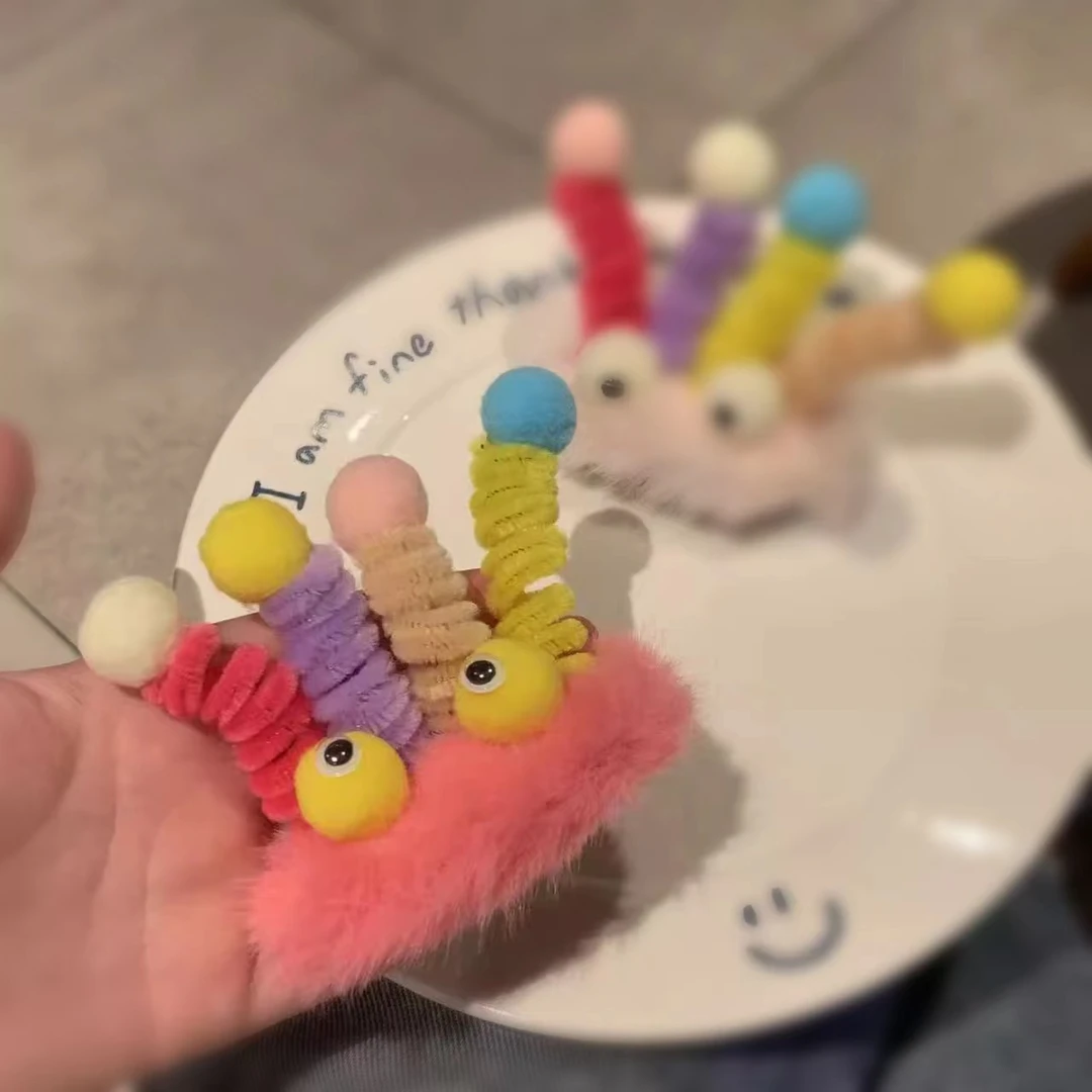 2个装可爱小怪兽扭扭棒发饰可当新娘头饰