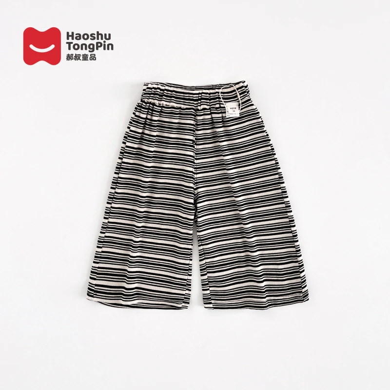 郝叔童品HL4293夏季女童新款儿童短裤2024时尚薄款洋气夏装裤子