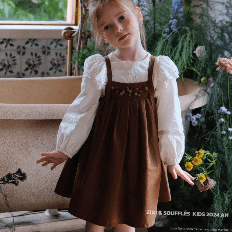 Zxqt141  儿童连衣裙+内搭