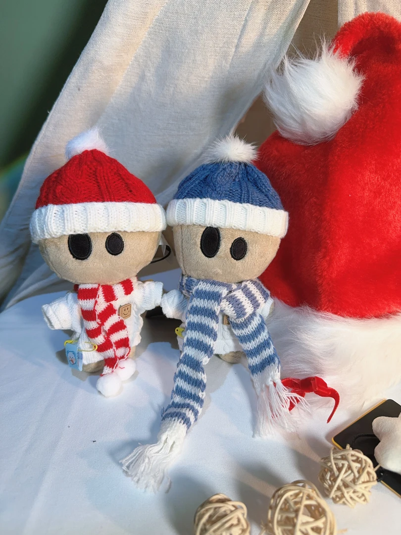 dsp玩偶娃衣薛之谦娃娃人变装秋冬毛绒小D大D圣诞节（只售衣服）