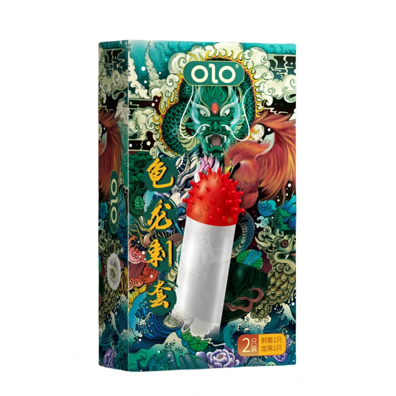 龟龙刺套    OLO天然橡胶胶乳男用避孕套
