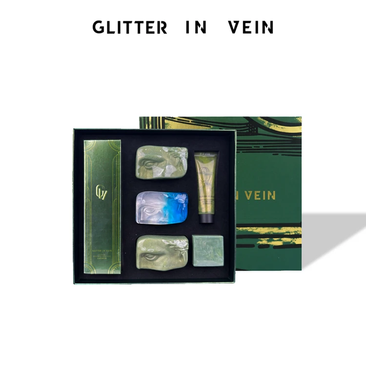 【格茵薇正品】抹茶净颜绿皂+皂液礼遇装GLITTER IN VEIN