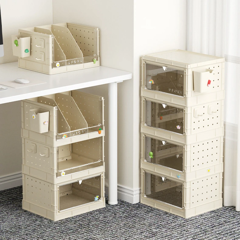 学生书立桌面收纳盒多层文具收纳整理盒宿舍杂物放书桌置物架书架