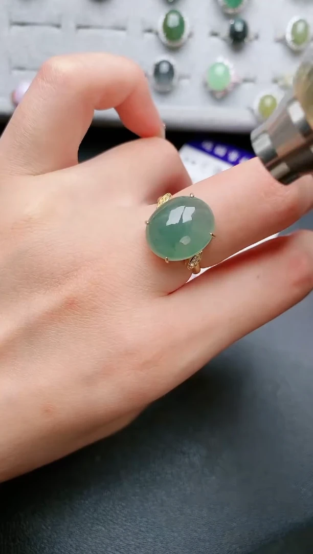 【闪购商品】翡翠戒指银S925镶嵌.....