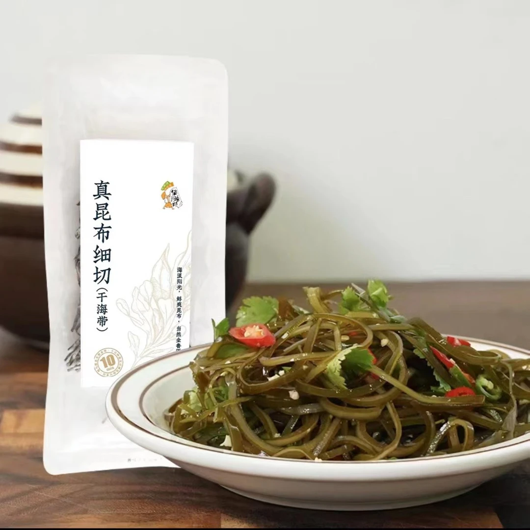 金鲁源俏渔郎细切海带丝40克/袋*12袋 泡发即食凉拌海鲜干货