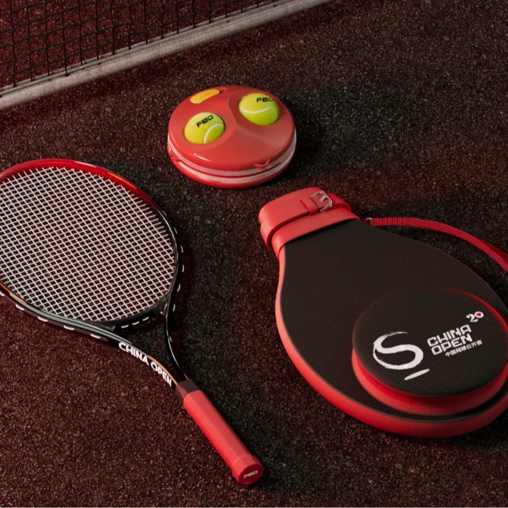 FED【新年中网官方授权】初学入门网球带绳回弹网球拍网球训练器