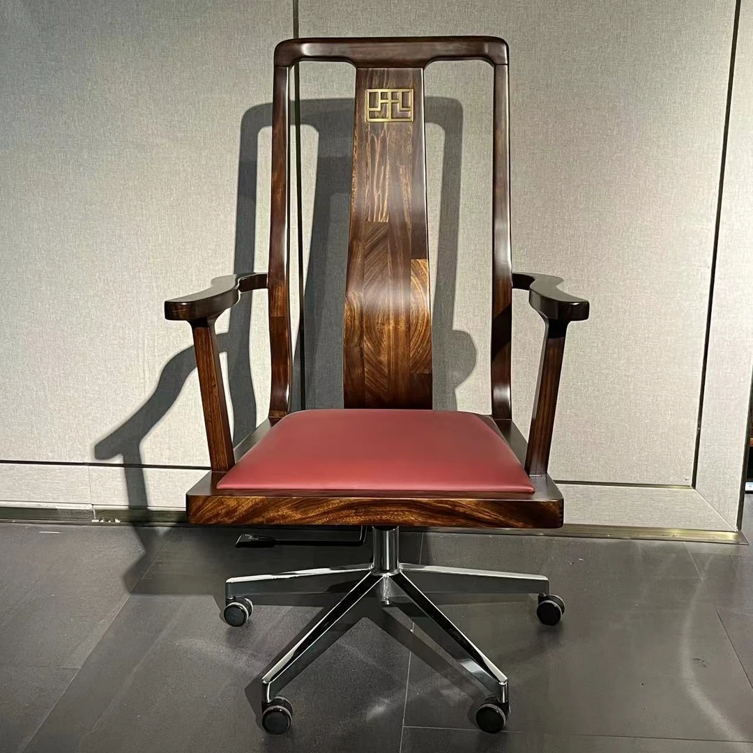 【黑檀木】8A101B书椅65*115*60