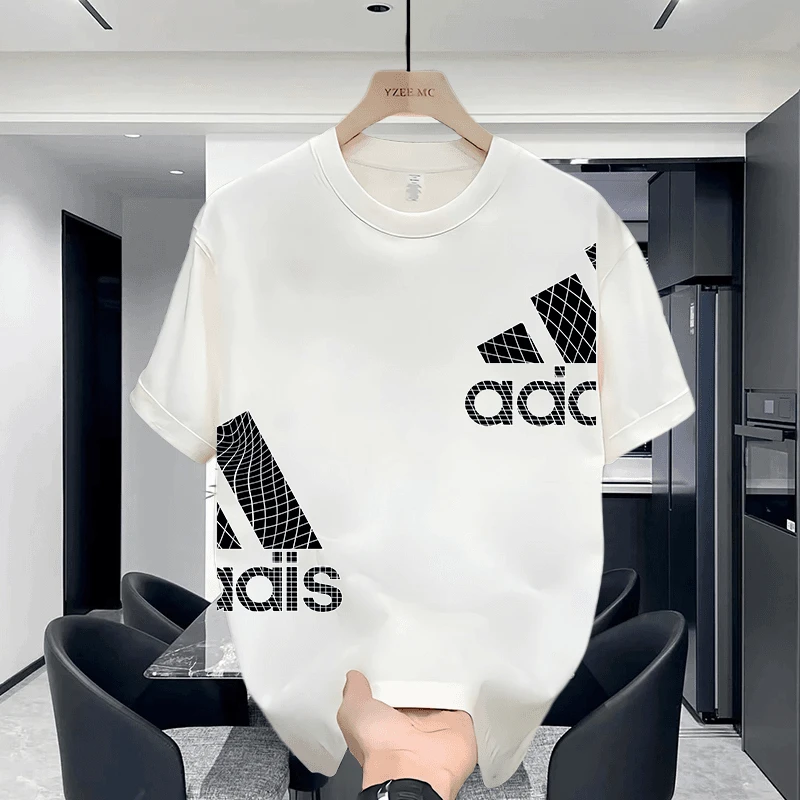 美式痞帅重磅纯棉短袖T恤青年男女款夏季ins潮牌街头修身百搭上衣