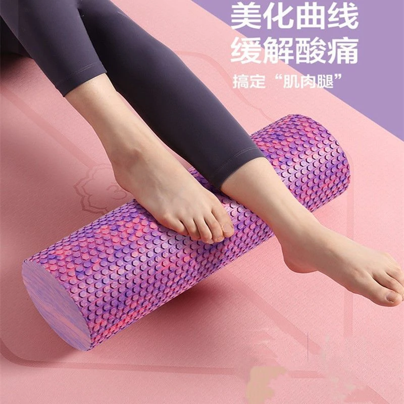 【雷部】瑜伽柱圆柱浮点泡沫轴 肌肉深度放松滚轴按摩器瑜伽柱